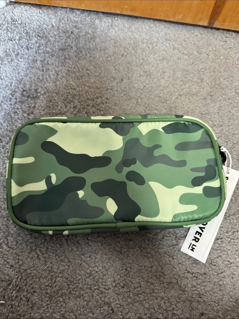 Stoney Clover Green Camouflage Zip Pouch